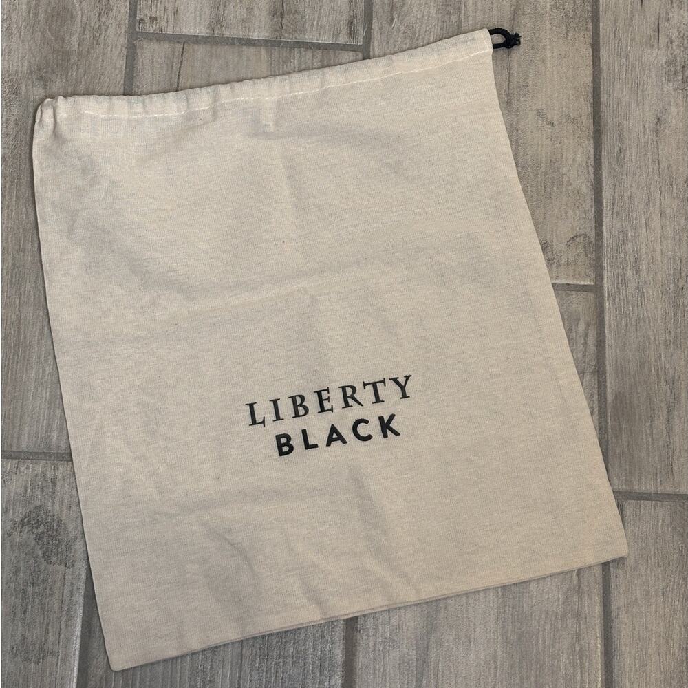 Liberty Black Dust Bag Boots Shoes Closet Storage Travel Vacation 14.5" x 16.5"